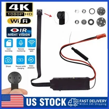 1080P 4K Cam HD Wireless WiFi Security Mini Micro Pinhole Screw DIY Cam DVR-USA