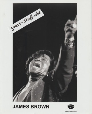 RAR Vintage Original HUGE Press Kit PHOTO Promo Foto JAMES BROWN Live in Concert