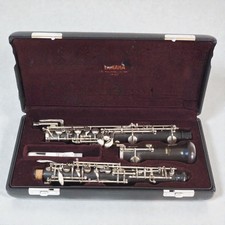 Yamaha YOB-422 Oboe Vollautomatische Oktave Grenadillholz Silber Schlüssel...