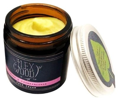 The Ilex Wood - Rose and Frankincense Face Cream 60 mml (1er Pack), Natural 