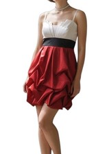 Y2k 90s Womens Black Satin Babydoll Fairy Coquette Whimsigoth Mini Prom Dress