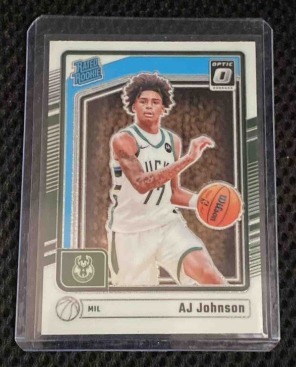 2024-25 Panini Donruss Optic - AJ JOHNSON #277 RC Rated Rookie Bucks