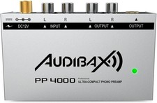 PP4000 Silver - Preamplificatore Fono RIAA per Giradischi - Interruttore ON/OFF