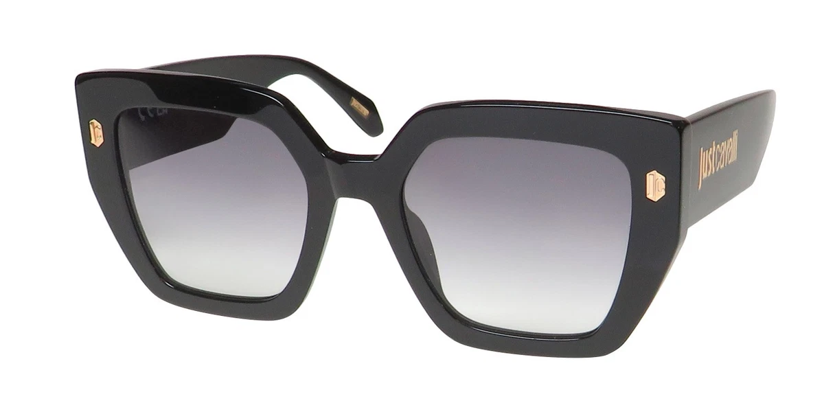 Just Cavalli Women\'s Sunglasses Shield Frame JC504S 52F Black/Tortoise NWT Amazon.com: Just Cavalli Sunglasses SJC 029 Black+rose Gold  main image 2