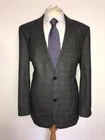 HUGO BOSS - Mens GREY CHECKED WOOL SUIT - 44 Reg - W38 L32 - GORGEOUS