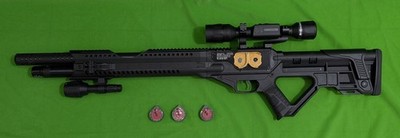 Hatsan Invader .22 Semi-Automatic Synthetic Stock PCP Air Rifle