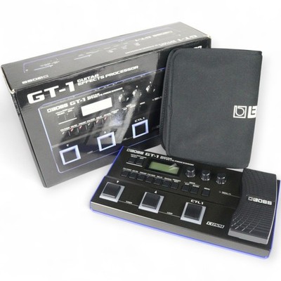 BOSS GT-1 Guitar Effects Processor Multi-Effects Pedal w/Box Manual Cover Used