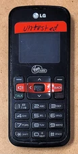 LG 101 / VM101 - Black and Red ( Virgin Mobile ) Cellular Phone - Untested