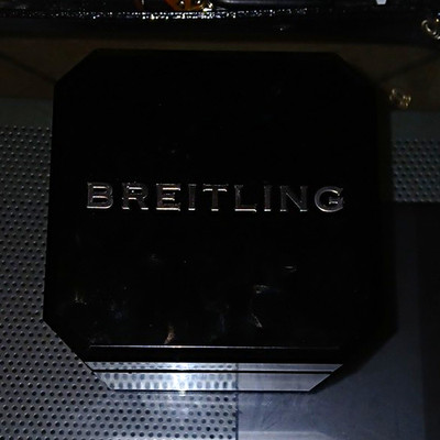 Breitling Chronomat Automatic Chronometer Blue Dial Steel Bracelet w/ Box