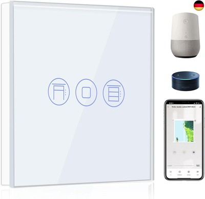 BSEED WiFi Smart Rolladenschalter, Fernbedienung und Timer-Funktion mit Smart