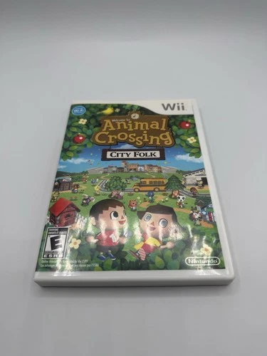 Animal Crossing City Folk - Nintendo Wii - Complete CIB - Tested