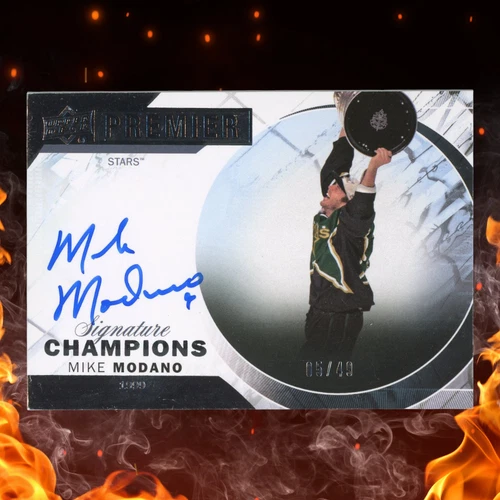 2015-16 Upper Deck Premier MIKE MODANO Signature Champions /49 #SC-MM
