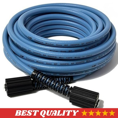 #ad Blue Kink Resistant 50ft Pressure Washer Hose 1 4quot; 3600 PSI M22 14mm $45.99