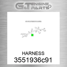 3551936C91 HARNESS fits INTERNATIONAL TRUCK (Surplus Open Box)