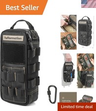Heavy Duty Small Tool Bag Pouch, Utility Organizer Case Portable Utility Or...
