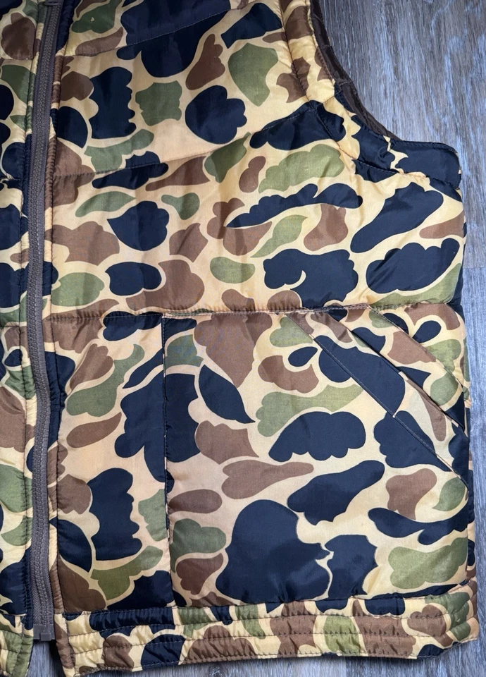 Field & Show Men’s Hunting Vest Men's Size Large Puffer Duck Camo - Image 3 of 4