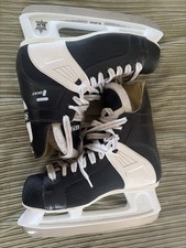 CCM 152 SL-2500 Ice Hockey Skates Size 6 Black White SLM Tacks