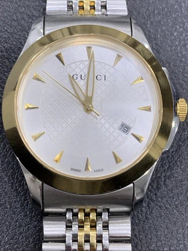 Gucci G-Timeless 38 mm Estuche Plateado, Dorado (YA126409) - Imagen 8 de 10