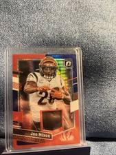 2023 Panini Donruss Optic - Donruss Threads Joe Mixon #DT-JM Blue Hyper Prizm 
