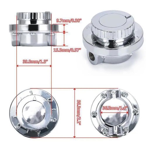 Kit regulador de presión de combustible ajustable universal de 1-6 PSI para motor de carburador { - Imagen 4 de 10