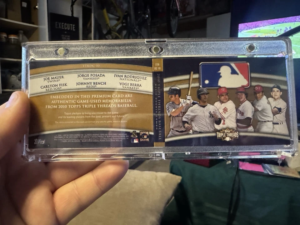 Folleto usado del juego Topps Cooperstown Collection Field Generals 2010/27-6 HOFs Foto 3 de 4