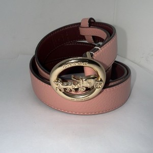 Coach Vintage Horse & Carriage Brass Plaque Belt Medium Coach | Accessories | Coach Horse And Carriage Black Leather  main image 3