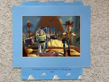 Toy Story 1996 Exclusive Commemorative Lithograph Disney Store Picture Print