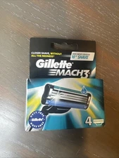 Gillette Mach3 Razor Blade Refills for Mach 3, 4 Cartridges