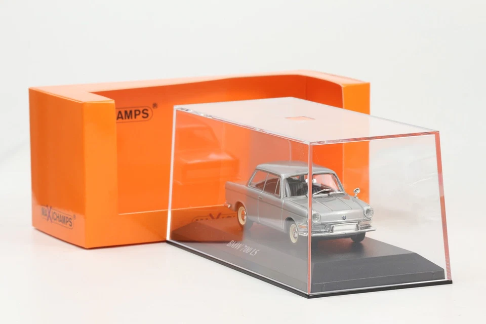 1:43 Minichamps BMW 700 LS 1960 Argento Maxichamps - Immagine 4 di 4