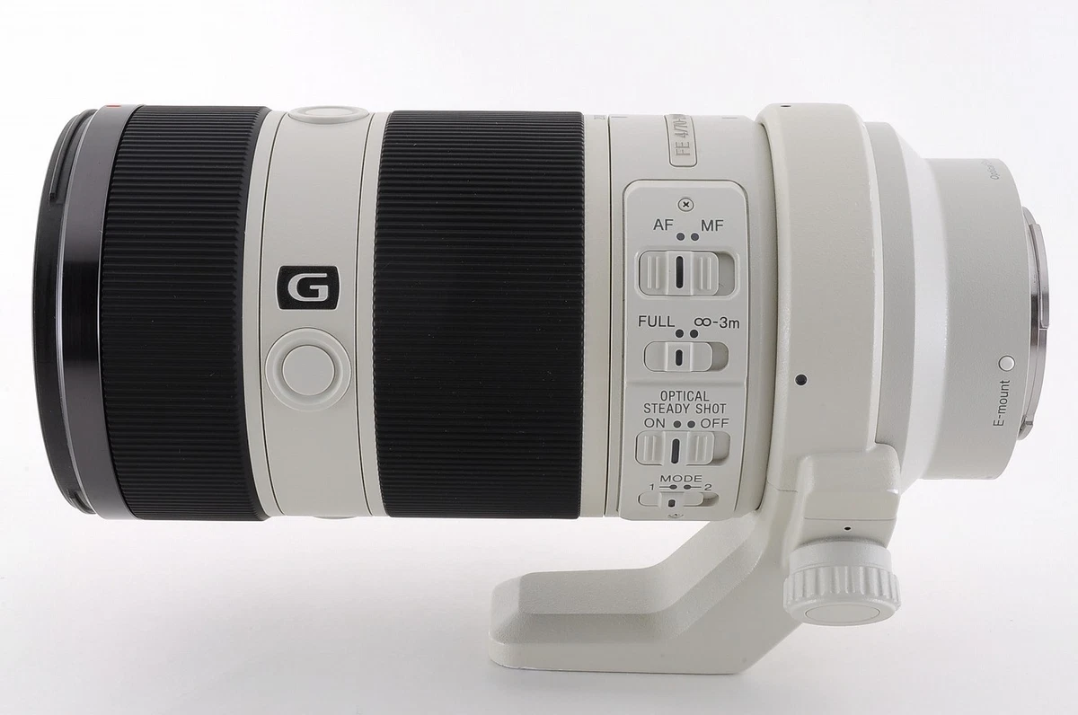 Sony FE 70-200mm F/4 G OSS SEL70200G Montaje Sony E con Capucha de Lente -Casi Como Nuevo-