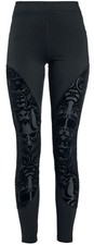 Gothicana by EMP Damen schwarze Leggings mit ...