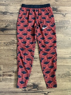 Nike Pro Elite Kenya Olympic Track & Field Pants  Red Black  (size mens L)