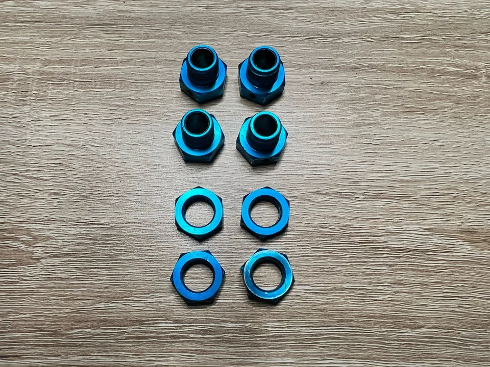 OFNA Ultra GTP 17mm Rueda Hexagonales 36054 con 30051 Tuercas de Rueda - Usado Juego de (4) Foto 2 de 3