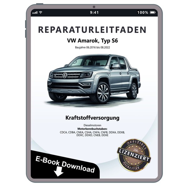 Vw Amarok S6 2016-2022 Kraftstoffversorgung Dieselmotoren Werkstatthandbuch Pdf-image