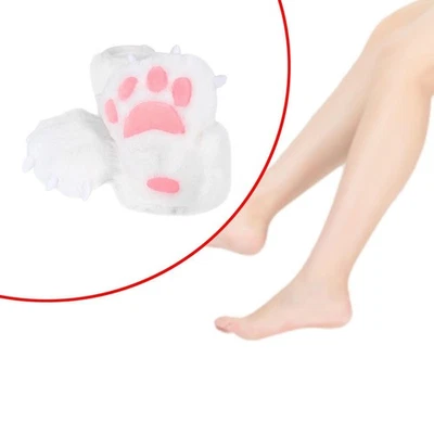 Animal Paw Slippers Cosplay Warm for Adults Soft Fuzzy Flats Cartoon Furry Boots - Image 1 of 4