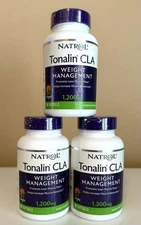 NATROL TONALIN CLA WEIGHT MANAGEMENT 3 SEALED BOTTLES (EXP 02/20/2026)