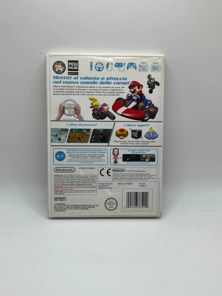 Wii kart wii gioco nintendo wii italiano FUNZIONANTE usato PAL - Immagine 2 di 3