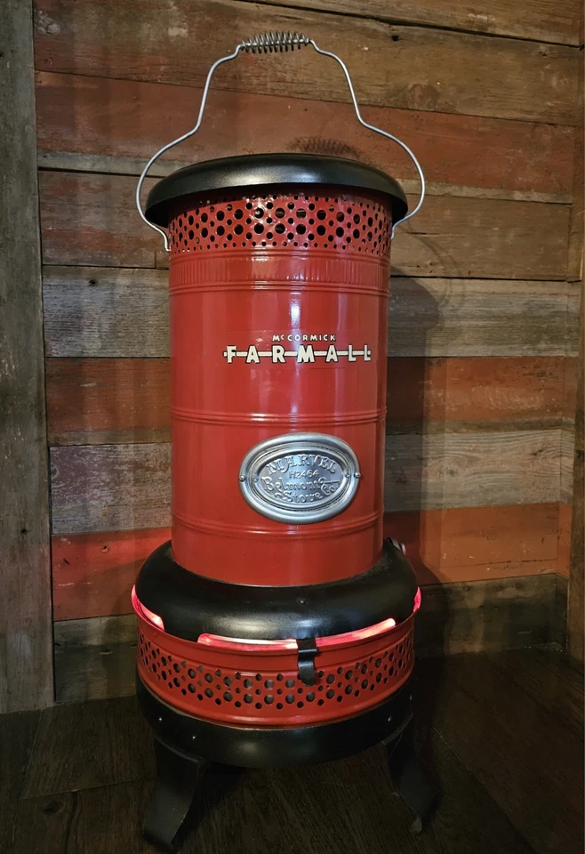 Antique VTG Marvel H2464 Belmont Stove Co Heater Cabin Stove McCormic Farmall - Image 2 of 4