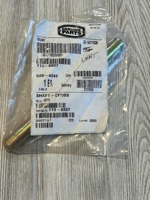 Shaft-cross 110-6807 Manufactured by: Toro