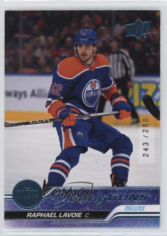 2023-24 Upper Deck Series 2 Young Guns Deluxe 243/250 Raphael Lavoie #499 04py