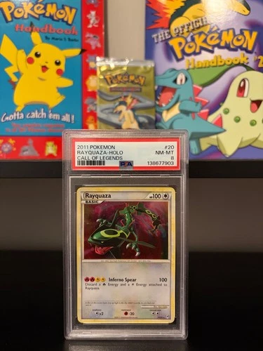 Rayquaza Holo Call of Legends 20/95 PSA 8 Fresh Cert
