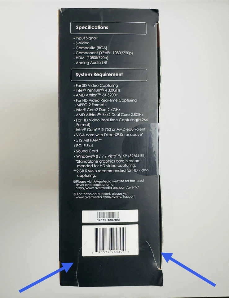 AverMedia MTVHDDVRR AVerTV HD DVR HDMI Video Capture Card Model-C027 ( New ) - Image 2 of 4