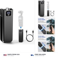 Upgrade Battery Handle with LED Digital Display for DJI Osmo Pocket 4 3