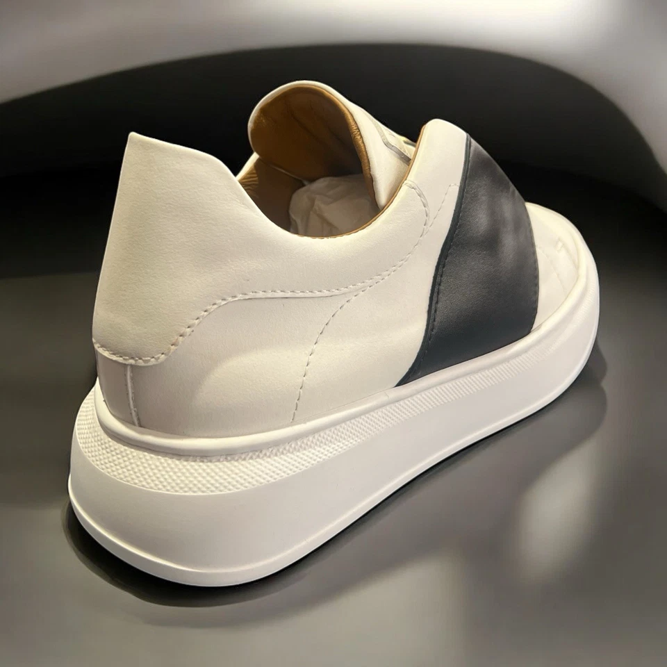 VIA ROMA 15 - SNEAKERS BIANCO/ NERO CON ACCESSORIO SCONTO 50% - Immagine 4 di 4
