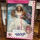 Vintage 1990 Mattel Wedding Day Midge Barbie Doll #9606 New box