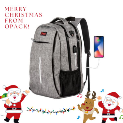 BEST GIFT Anti-Theft School Bag Men Women Travel Backpack USB Charge Laptop X
