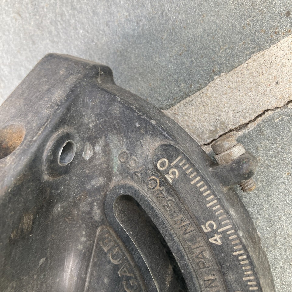 Vintage Delta Rockwell Milwaukee 10" Table Saw AutoSet Miter Gauge eBay