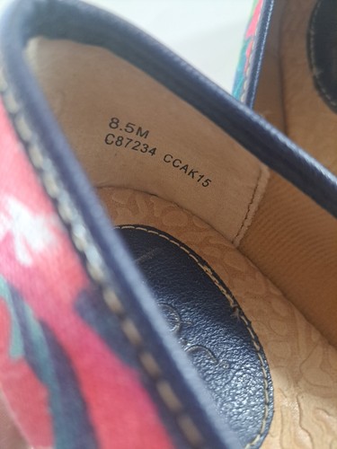 Boc Espadrilles Shoes Womens Slip On Tropical Blue Floral Flats Sneakers 8.5 - Picture 6 of 7