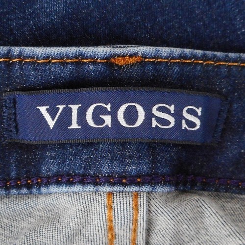VIGOSS Jeans Blue Regular 14 L 32 Women Boot Cut Classic Fit Dark Wash Jagger - Picture 5 of 12