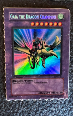 5 Odd YuGiOh Cards W GAIA THE DRAGON CHAMPION Holo Mini